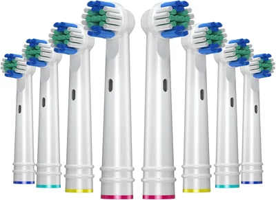 REDTRON Replacement Brush Heads for Oral B, 8 Pack Electric Toothbrush Heads for Oral B Braun, EB17-