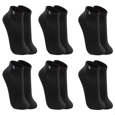 Kit de meias esportivas Lupo de algodão respirável com 6 pares - Best Deal
