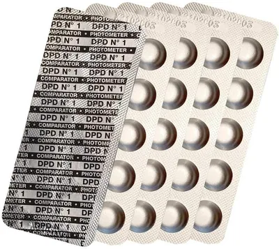 Harren24 Photometer Testtabletten Chlorin DPD1, DPD3, Aktivoxygen DPD4, pH-Wert Phenolrot, Alkalinität M, CYA, Poollab Wat - Best Deal