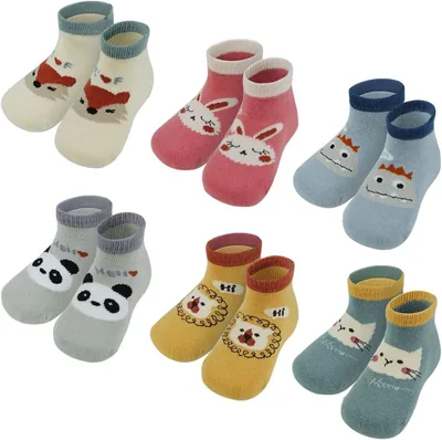 Vicloon Newborn Baby Socks Non-Slip Silicone Bottom Best Deal