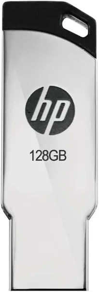HP v236w 128GB USB 2.0 Flash Drive/Pen Drive, Metal Silver