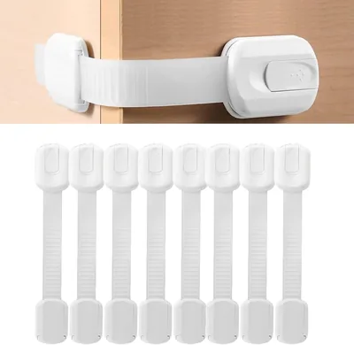 Fhlbestyu Child Fuse Kabin Baby, 8/10 Del Kabin Fuser Låsa Babys Drawer Låk Door Låk Fylld Lås