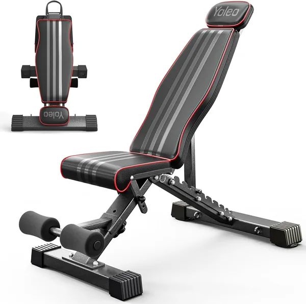 Yoleo Adjustable Weight Bench