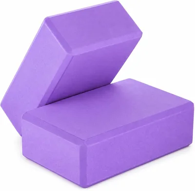 Sulfar Yoga Blocks 2 Pack, High-Density Foam Exercise Bricks