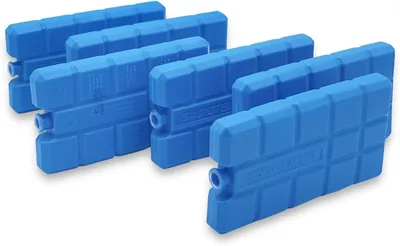 Bloc réfrigérant ZiVie - 6 paquets de 200ml / Packs de glace pour refroidisseurs, sacs à froid - Technologie de refroidissement avancée