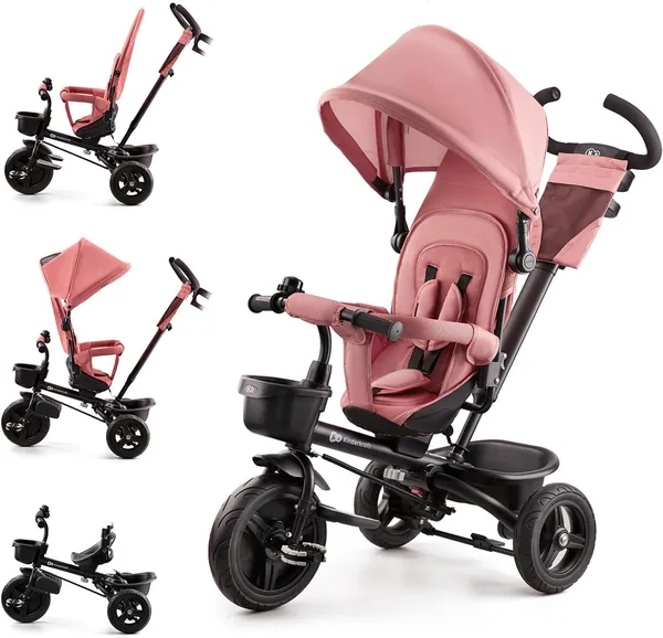 Kinderkraft Aveo Baby, Triciclo Evolutivo sin Pedales, con Accesorios Prácticos - 22% de Descuento