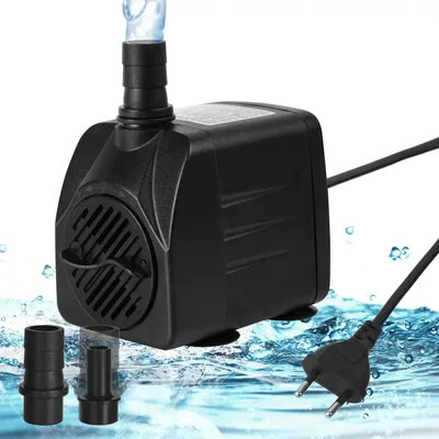 Pompe sous-marine Flintronic, 800L/H 16W Réglable Ultra-Silencieuse pour Aquarium avec 4 Pieds de Suction pour Étang Poissons Fontaine