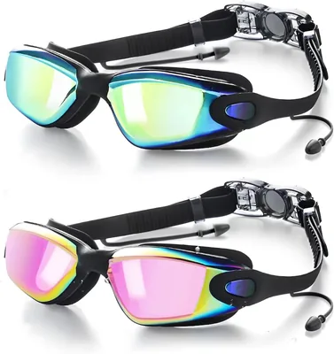 Speedo Swim Goggles 2 Pack Anti Fog UV Adult Swimming Goggles Best Deal