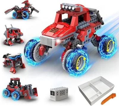 Apitor Robot B, STEM Toys for Kids Ages 6-12, 8-in-1 Electric Building Toy