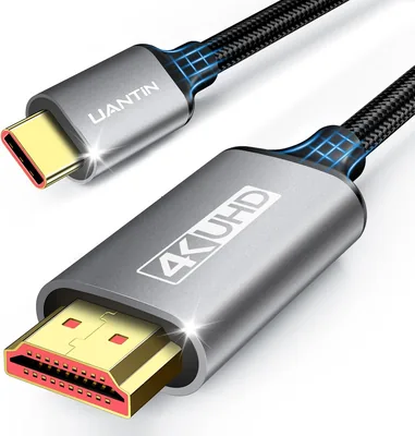 UANTIN USB C to HDMI Cable 6Ft | 4K High-Speed