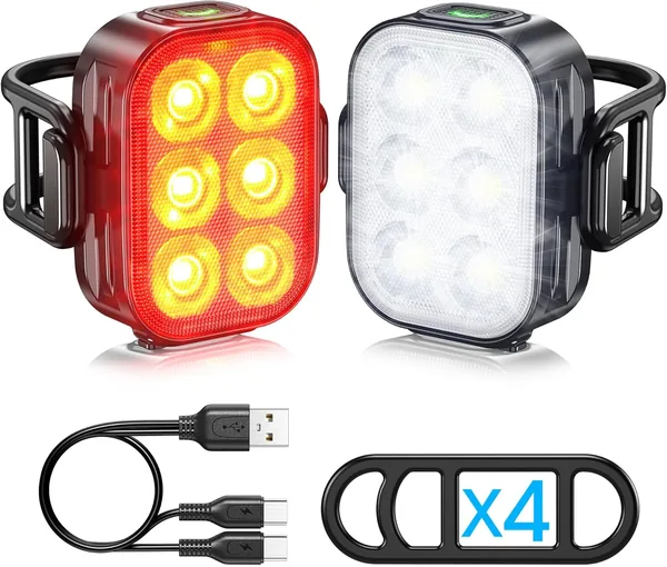 Bike Lights Combination Bike Front Light and Tail Light IP65 Waterproof