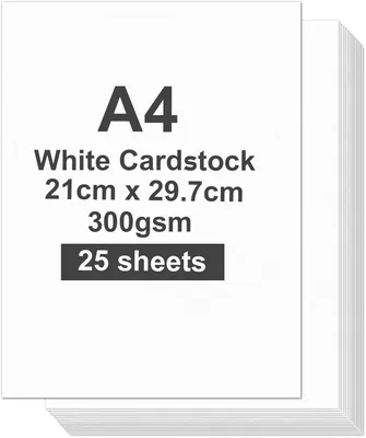 MARKQ White Cardstock A4 300gsm - Best Deal