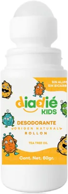 Desodorante natural para Niños DIADIE KIDS, Rollon 1 Pza