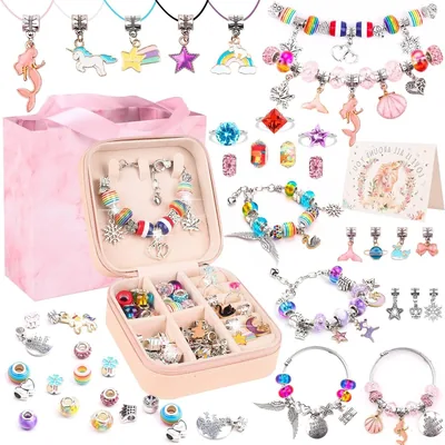 UFU Charm Bracelet Kit, 95Pcs DIY Jewelry Set