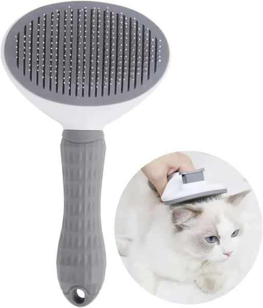 SKY-TOUCH Pet Cat Brush for Shedding and Grooming