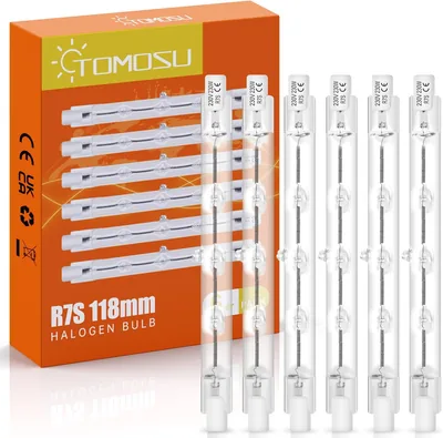 R7s Halogen Bulb 230W Dimmable 2800K 6 Pack