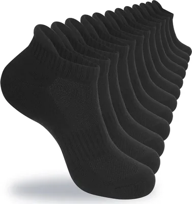 6 Pares de Calcetines Deportivos para Hombre y Mujer, Calcetines de Algodón | Calcetas para Correr, Calcetines de Tobillo Cómodos