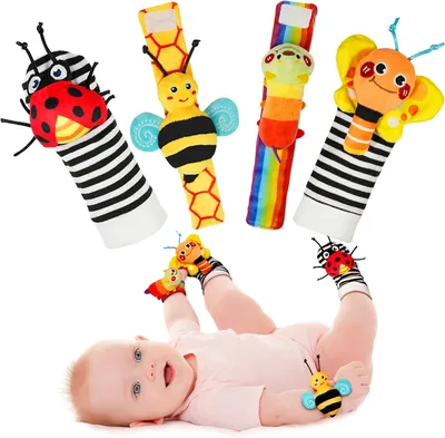 Infinno Baby Rattle Socks & Foot Finder Set Best Deal