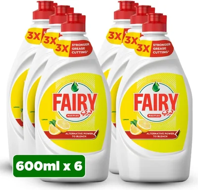 Fairy Lemon Dishwashing Liquid Mega Pack, 46% Off