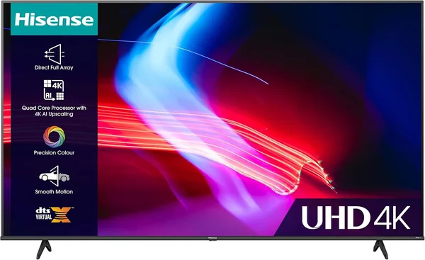 Hisense 58A6KTUK Black 58 Inch VIDAA Smart TV