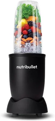 Nutribullet NB9-0904AK-DL Licuadora Personal 7 piezas, 900W, Negro Mate