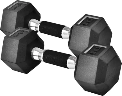 Yes4All Rubber Grip Dumbbells - 5-50 LBS Pair/Set Best Deal