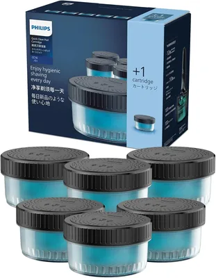 Philips Cleaning Solution 6-Pack Quick Clean Pod Cartridge Lemon Scent