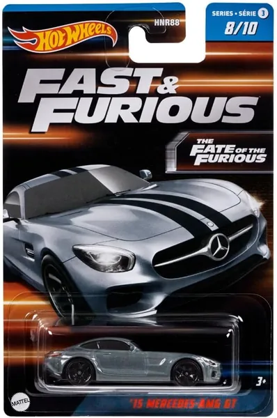 Hot Wheels Fast & Furious Mercedes AMG GT Diecast Car - Silver (18% Off)