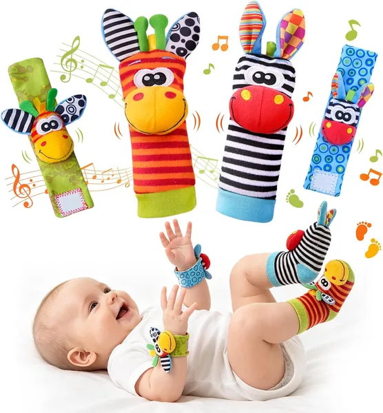 PHEZAPA Baby Toys 0-6 Months