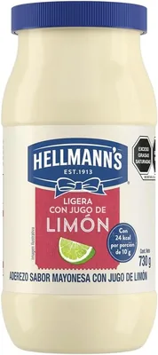 Mayonesa Hellmann's Ligera con Jugo de Limón 730 g - 38% Off