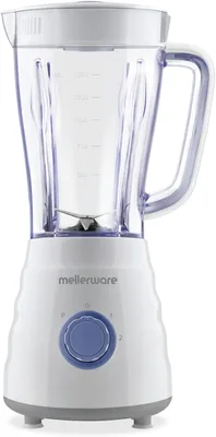 MELLERWARE Jug Blender With Coffee Mill & 4 Metal Straws 1.5L 500W