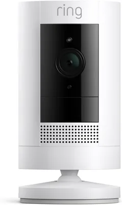Cámara de seguridad exterior Amazon Stick Up Cam HD WiFi con comunicación bidireccional, compatible con Alexa | 30 días gratis