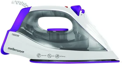 Mellerware Vapour II Steam Iron 250ml 1600W Purple - 43% Off