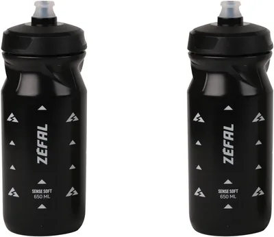 Zefal Pack Sense Soft 65 Bidon Rowerowy, Polipropylen, Czarny, 650 ml - Najlepsza Oferta