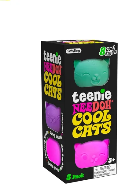 Schylling NeeDoh - Teenie Cool Cat
