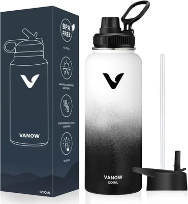 Termo Easytao de Acero Inoxidable - 2 Tapas, Doble Pared, Tapa Hermética - Agua Fría o Caliente 24h | 22% Descuento