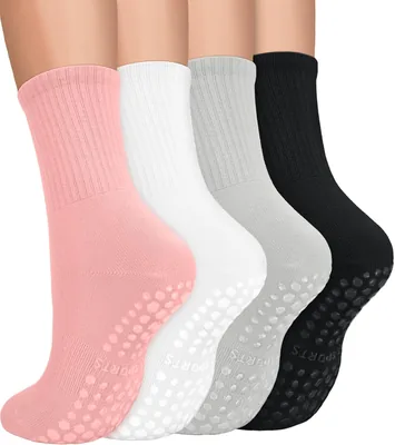 YeuG Pilates Socks for Women - Non-Slip Grip