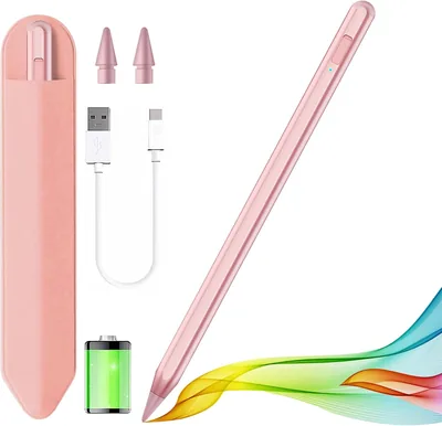 iPad Stylus Pen 2018-2026 with Palm Rejection - Apple Pencil Compatible
