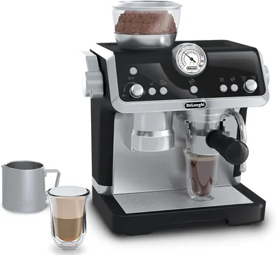 Casdon De'Longhi Barista Koffiezetapparaat, Speelkeuken voor Kinderen met Bewegende Onderdelen, Realistische Geluiden