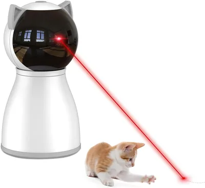 YVE LIFE Laser Cat Toys - 4th Gen Motion Activated, Rechargeable Automatic Indoor Cat Toy