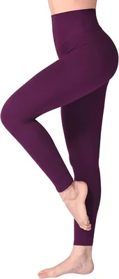 SINOPHANT Fleece Lined Leggings voor Vrouwen - Zacht, Elasticitair Opaak Met Controle over de Buik Warm Winter Dik Yoga