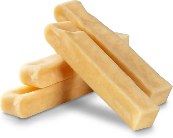 WOW BITES Premium Chew Bars voor Honden - Langdurige Natuurlijke Melk Snacks voor Kleine Honden met Kaasvulling (140g, Pakket) Best Deal