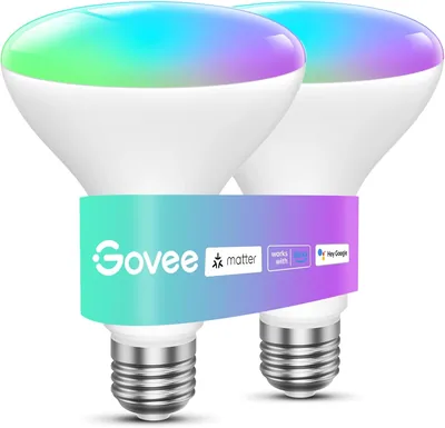 Govee Smart Bulbs 30% Off - 1200 Lumens BR30 RGBWW