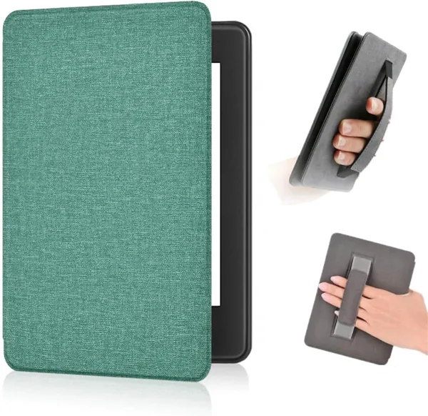 Case for 6.8" Kindle Paperwhite 11th Gen. M2L3EK&M2L4EK Slim Lightweight Durable Fabric Cover with Hand Strap and Auto Sleep/Wake