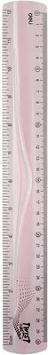 Deli Ultra Flexible Ruler 30cm Pink/Blue/Purple