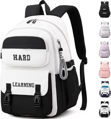 Kesude Sac à dos pour Collège et Lycée - Garçons et Filles, Imperméable et Léger