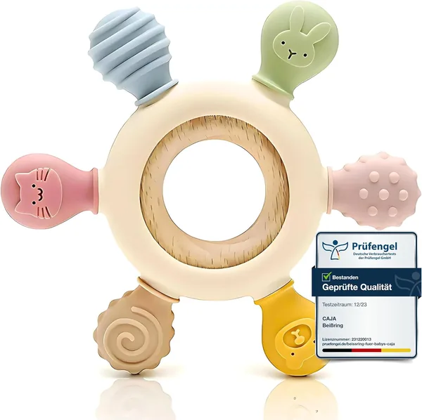 CAJA Baby Teething Ring