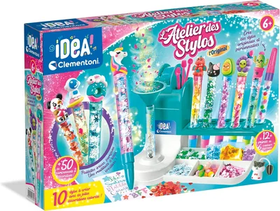 L'Atelier des Pens - Kit DIY Créatif 10 Stylos Personnalisables à partir de 6 Ans