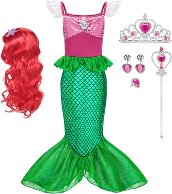 LEO01 Girls Princess Dress Up Costume Outfit