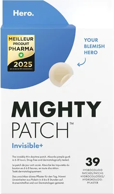 Patch Hero Cosmétique Mighty Patch Invisible+ - Effet en 6h